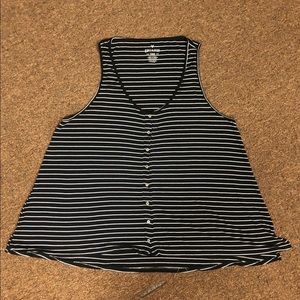 American Eagle Button Down Tank Top